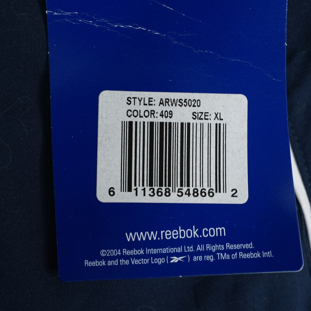 Vintage Reebok Athletic Shorts Women XL Navy Blue Retro Dolphin Hem Y2K 2004 - Picture 5 of 9